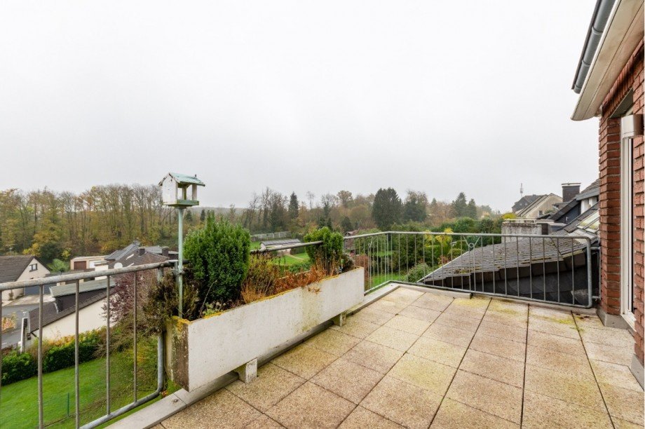 Gro�e Balkonterrasse Maisonettewohnung Witten