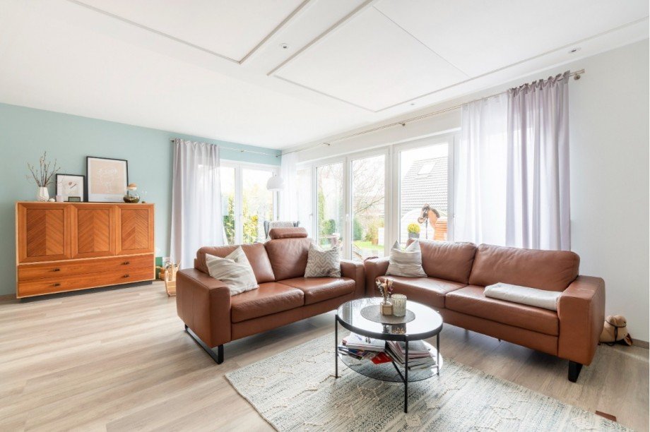 Wohnzimmer Doppelhaush�lfte Sprockh�vel