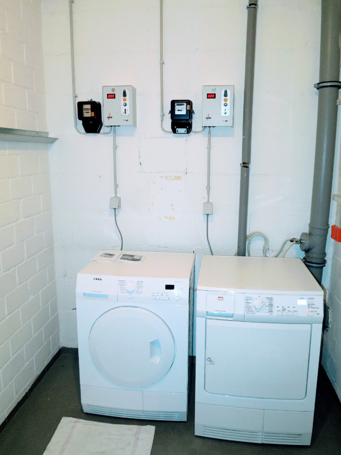 Waschk�che im Keller Dachgeschosswohnung Wuppertal