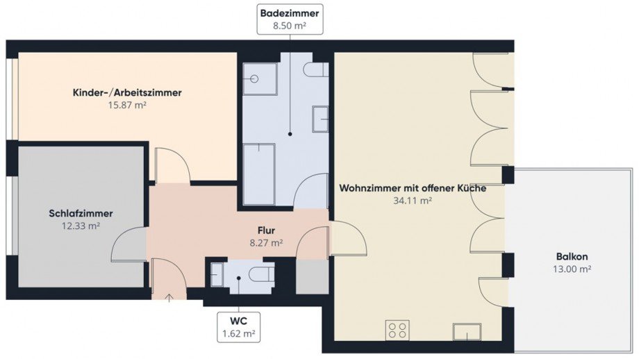 Grundriss Etagenwohnung Gevelsberg