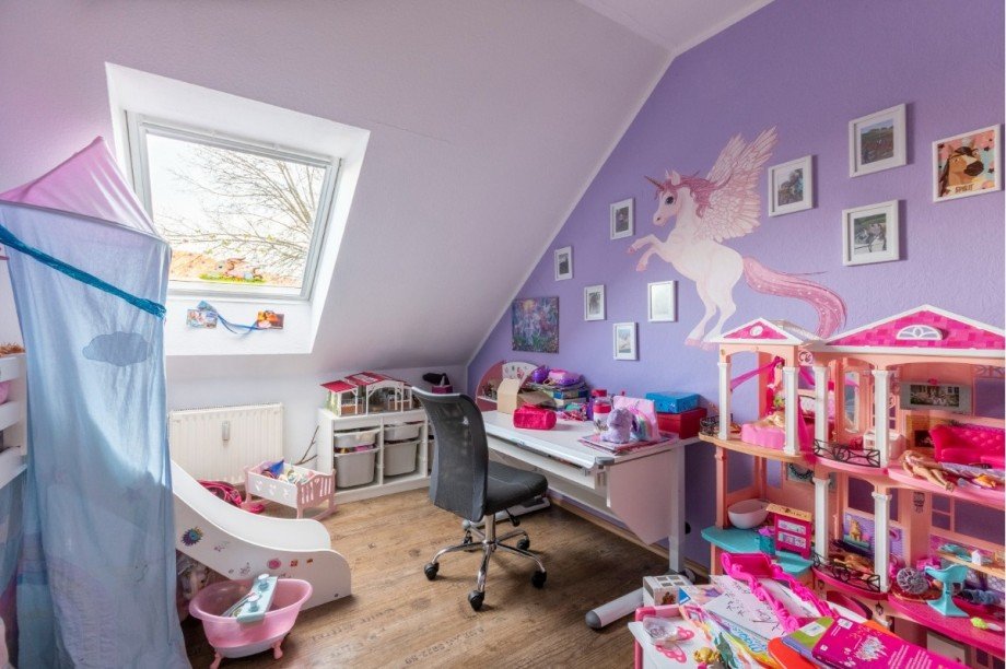 Kinderzimmer Dachgeschosswohnung Wuppertal