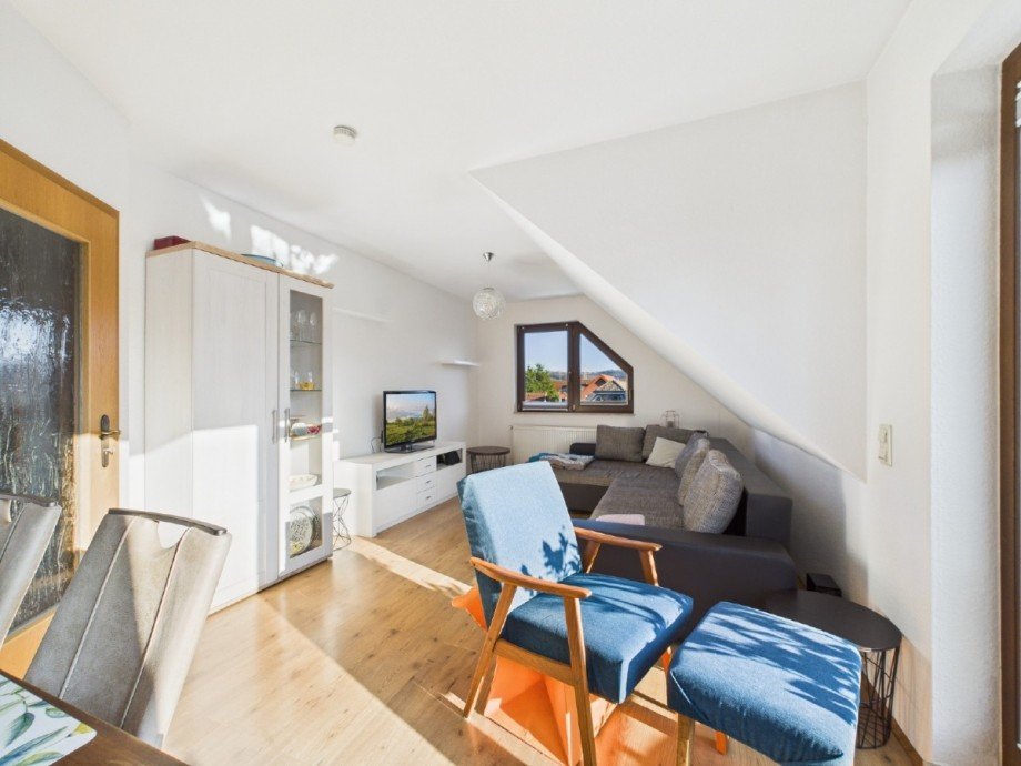 Wohnzimmer I Dachgeschosswohnung Sprockh�vel