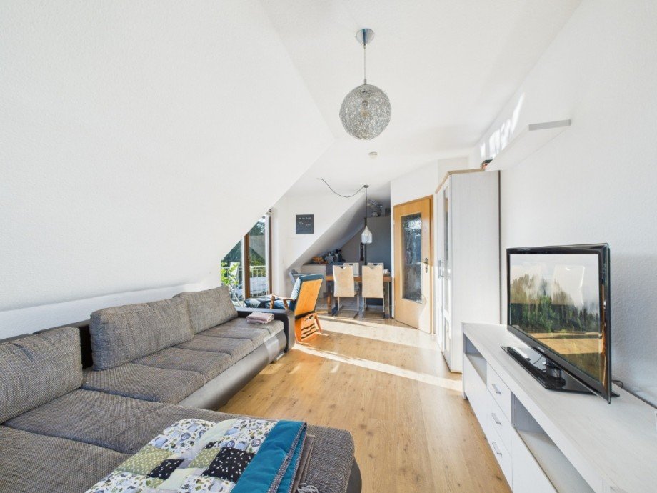 Wohnzimmer Dachgeschosswohnung Sprockh�vel