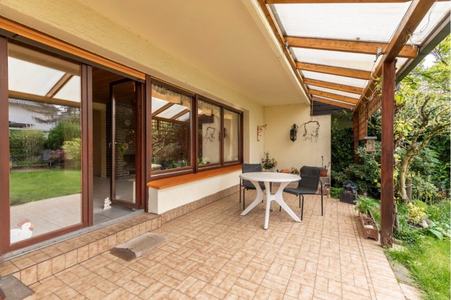 Terrasse Doppelhaush�lfte Witten
