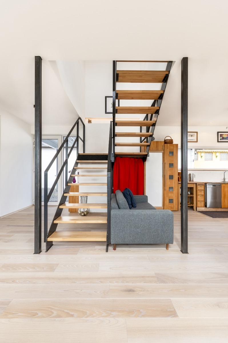 Stahltreppe Einfamilienhaus Wuppertal