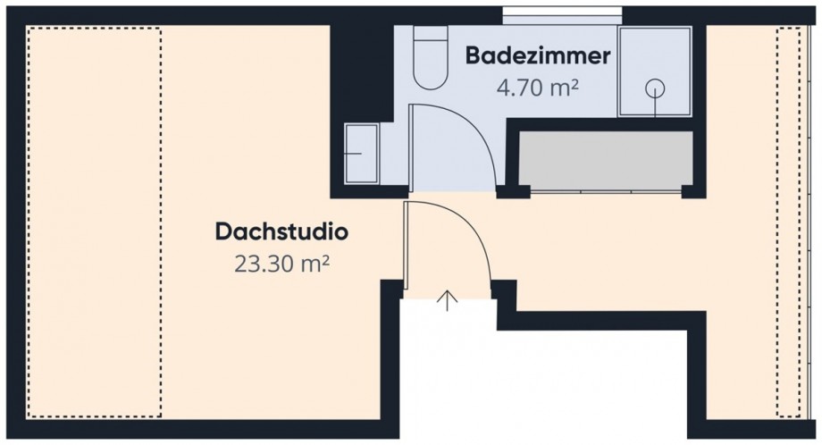Grundriss DG Reihenendhaus Wuppertal
