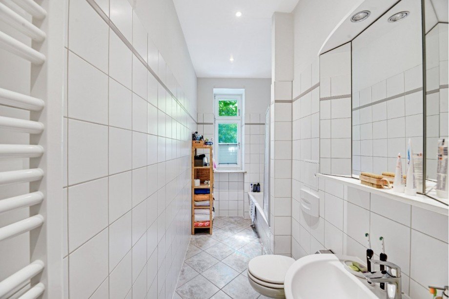 Badezimmer Erdgeschosswohnung Leipzig