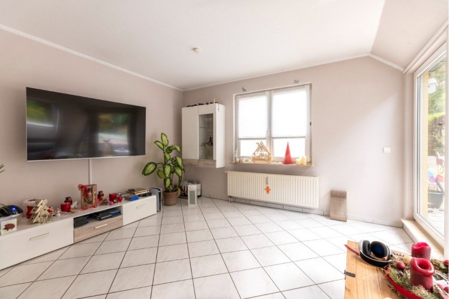 Wohnzimmer Dachgeschosswohnung Wuppertal
