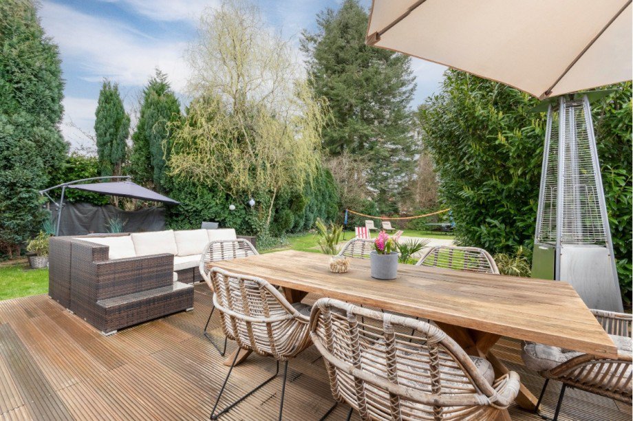 Terrasse Doppelhaush�lfte Bochum