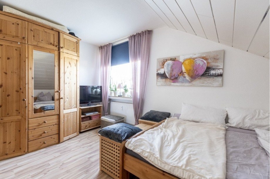 Schlafzimmer Dachgeschosswohnung Hattingen