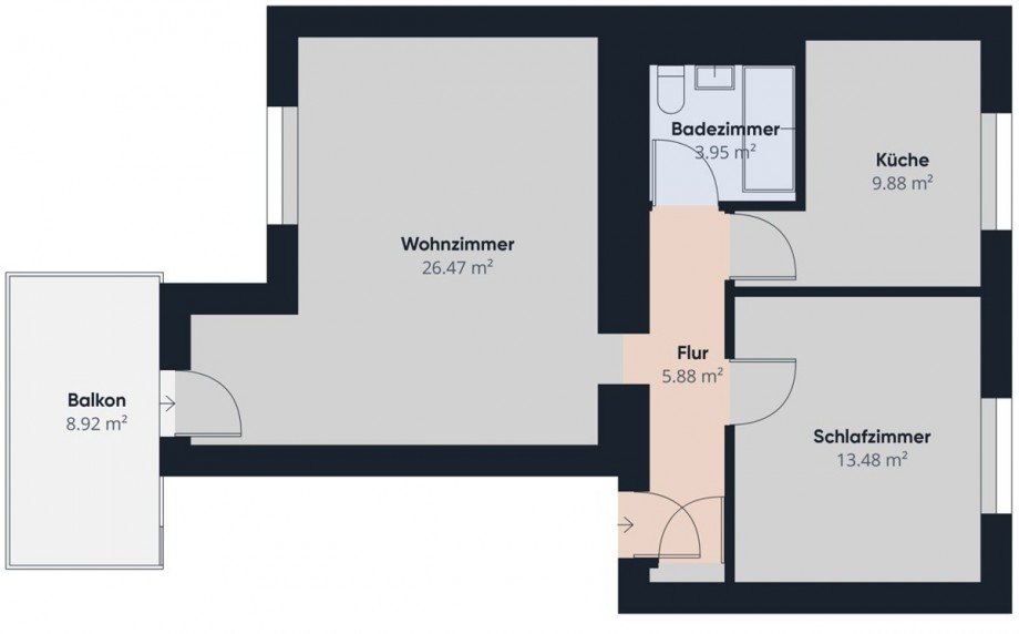 Grundriss Etagenwohnung Hattingen