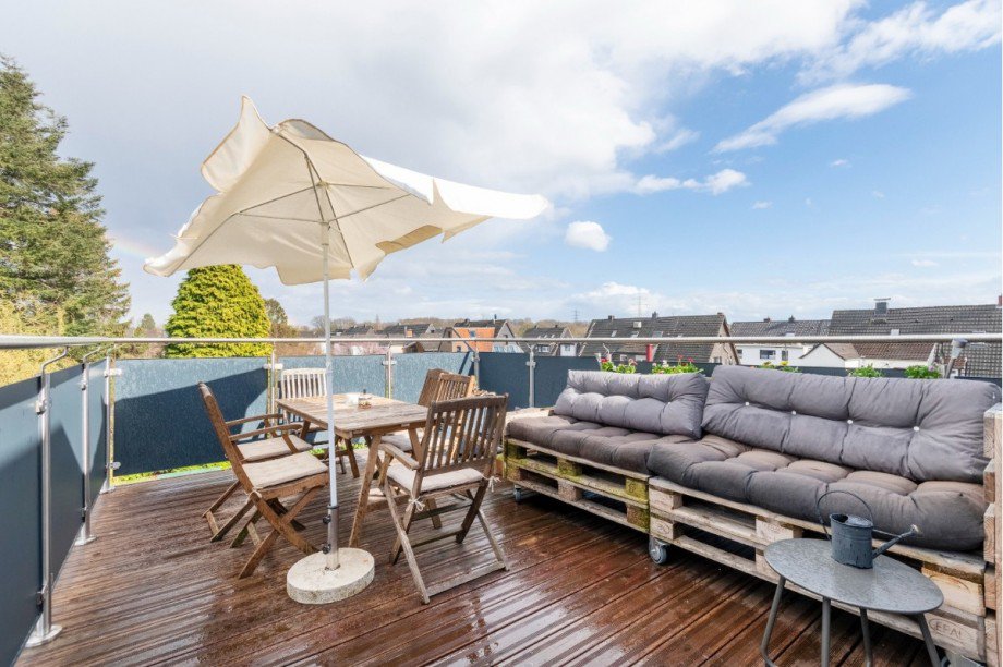 Dachterrasse Doppelhaush�lfte Bochum