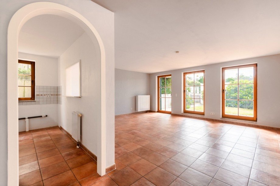 Wohnzimmer Terrassenwohnung Sprockh�vel