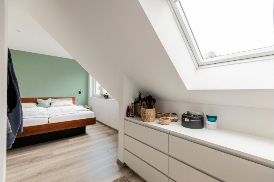 Schlafzimmer Doppelhaush�lfte Sprockh�vel