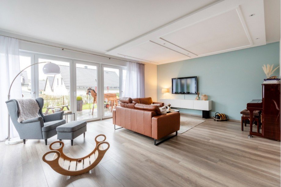 Wohnzimmer Doppelhaush�lfte Sprockh�vel
