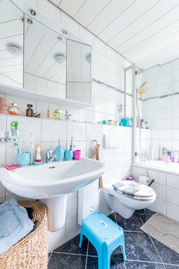Badezimmer Dachgeschosswohnung Wuppertal