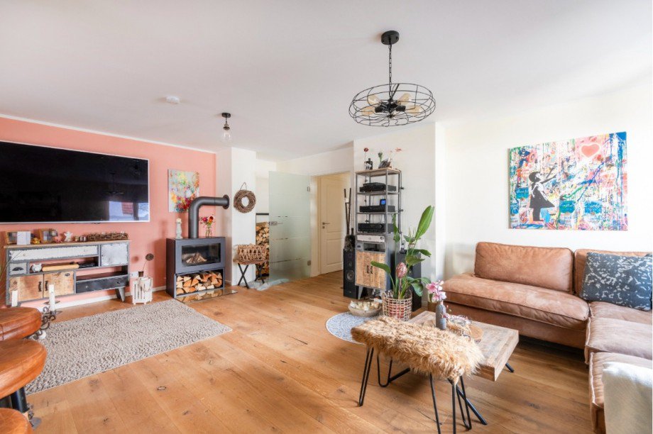 Wohnzimmer Doppelhaush�lfte Bochum